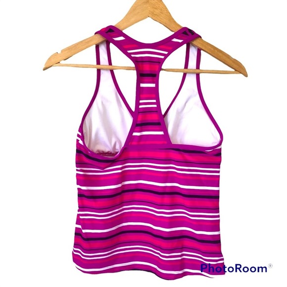 New without tags Cabelas Swim Tankini Top Striped Woman’s Size M - Picture 2 of 5